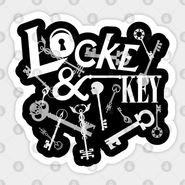 Locke and Key Sticker by Anilia